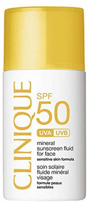 clinique spf 50 mineral sunscreen fluid for face review