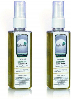 rustic neem basil face wash
