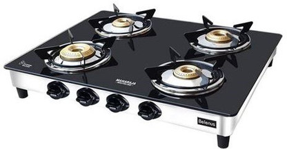 maharaja whiteline 4 burner gas stove
