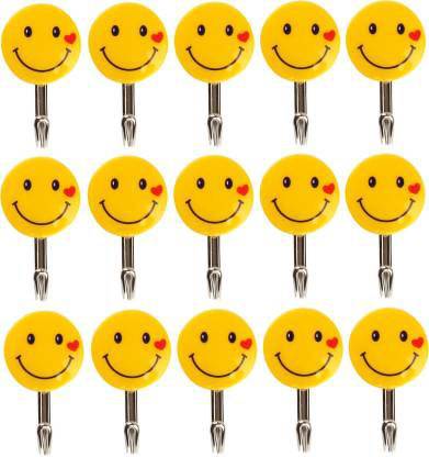 Ghanta Walaj Small Size Smiley Self Adhesive Hooks Wall Hooks Hanging Hook Price In India Buy Ghanta Walaj Small Size Smiley Self Adhesive Hooks Wall Hooks Hanging Hook Online At Flipkart Com
