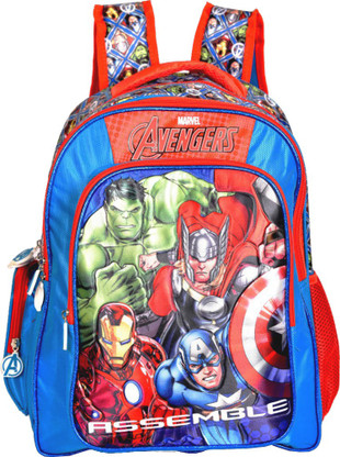 Avengers school bag flipkart clearance