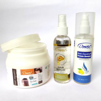 orvel Hair Spa Cream With Anti-Dandruff Protein Shampoo With Conditioner &  Hair Serum Price in India - Buy orvel Hair Spa Cream With Anti-Dandruff  Protein Shampoo With Conditioner & Hair Serum online