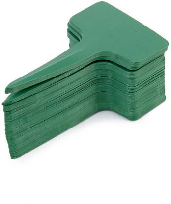 Futurekart Plastic T-Type Plant Shrub Tree Seeds Tags Markers Nursery Garden Labels Pot?100 pcs? Garden Tool Kit?Green? Garden Tool Kit