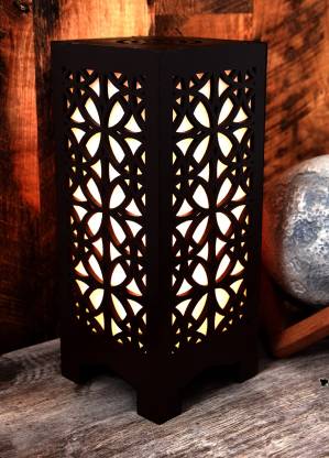 Zuper Wooden LED Table Lamp With Creative Design,Suitable for Bedside,Drawing room,Lobby Etc Table Lamp