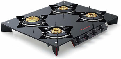 butterfly 4 burner glass top
