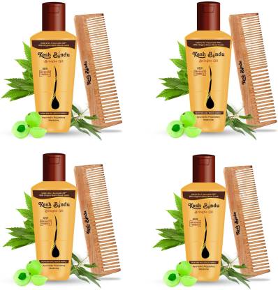 kesh Bindu Ayurvedic Hair oil Pack 4 Hair Oil - Price in India, Buy kesh  Bindu Ayurvedic Hair oil Pack 4 Hair Oil Online In India, Reviews, Ratings  & Features 