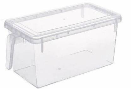 Avnish Food Storage Containers Airtight Reusable Refrigerator Organizer With Handles Fridge Plastic Storage Box With Handle Storage Basket Pack Of 1 Storage Basket Price In India Buy Avnish Food Storage Containers