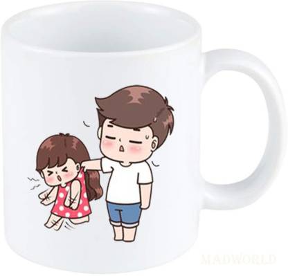 MadWorld Brother&Sister Fight Best Attractive Quotes Printed Ceramic White  Coffee Best Gift Brother,Sister Birthday Family Friends Kids Ceramic Coffee  Mug Price in India - Buy MadWorld Brother&Sister Fight Best Attractive  Quotes Printed