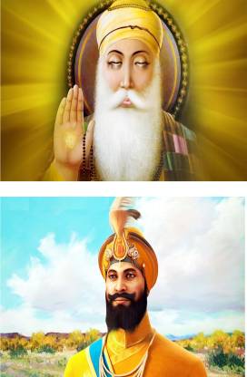 Religious posters combo | Guru Nanak Dev ji|Guru Gobind Singh|Dasham sikh  Guru wall décor |High resoulation-300 GSM Paper Print - Religious,  Decorative posters in India - Buy art, film, design, movie, music,