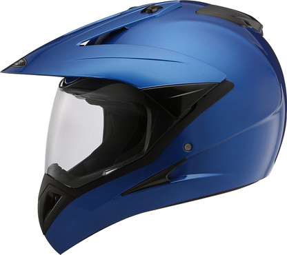 STUDDS MOTOCROSS PLAIN WITH VISOR FULL 