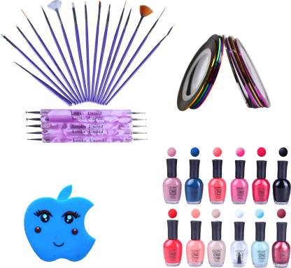 Looks United Professional Nail Art Kit - Price in India, Buy Looks United  Professional Nail Art Kit Online In India, Reviews, Ratings & Features |  