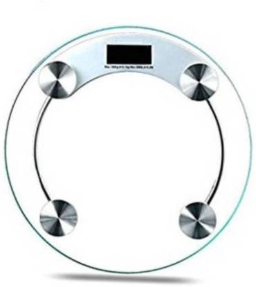 xakli Personal Weight Machine mm Round Glass Weighing Scale (Transparent) Weighing Scale (White) Weighing Scale