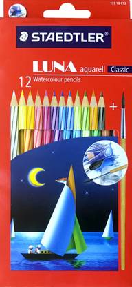 STAEDTLER Luna Classic Watercolor Round Shaped Color Pencils