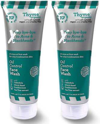 organic oil free face wash