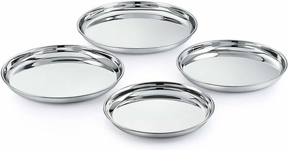 steel thali plates
