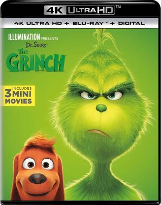 The Grinch (4K UHD + Blu-ray + Digital Download) (2-Disc Set) (Slipcase  Packaging + Region Free) (Fully Packaged Import) Price in India - Buy The  Grinch (4K UHD + Blu-ray + Digital