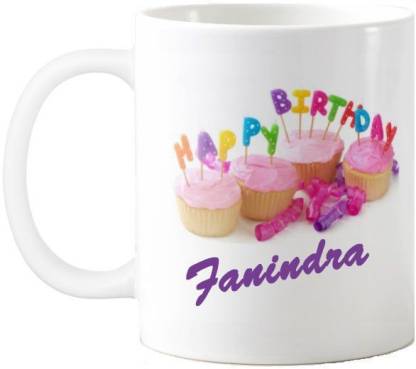 Exoctic Silver Fanindra Happy Birthday Quotes 74 Ceramic Coffee Mug