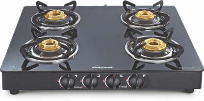 sunflame crystal plus 4 burner bk manual gas stove
