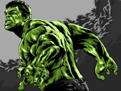 Hulk Sticker Posters|Comic poster|Animated Poster|size:12x18 inch Paper  Print - Comics posters in India - Buy art, film, design, movie, music,  nature and educational paintings/wallpapers at 