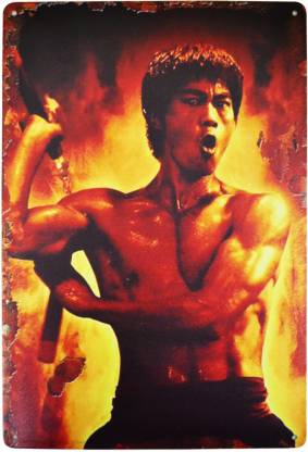 Zesta Bruce Lee nunchaku Tin Plate Printed Tin Plate for Wall Hanging/Decor  Sign Price in India - Buy Zesta Bruce Lee nunchaku Tin Plate Printed Tin  Plate for Wall Hanging/Decor Sign online