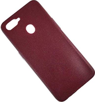 NFLIP Back Cover for Soft and Light Weight Back Cover for Oppo F9 Pro in Maroon with Corners Stitching