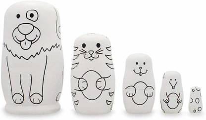 BestPysanky Unpainted Animals Wooden Nesting Dolls - Unpainted Animals Wooden Nesting Dolls . shop for BestPysanky products in India. | BestPysanky Unpainted Animals Wooden Nesting Dolls - Unpainted Animals Wooden Nesting Dolls . shop for BestPysanky products in India. |