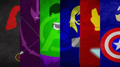 Comics Avengers The Avengers Black Widow Hulk Thor Iron Man Captain America Hd Wallpaper Background Paper Print Comics Posters In India Buy Art Film Design Movie Music Nature And Educational