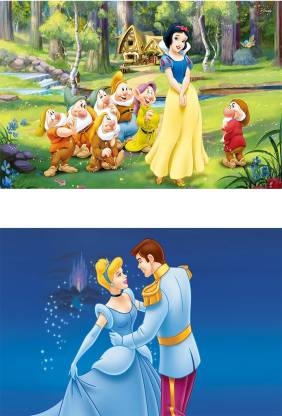 Cinderella Aurora Princess Cartoon Poster| Cartoon Wall Poster Combo-High  Resolution -300 GSM-Glossy/Matte/Art Paper Print - Decorative, Animation &  Cartoons posters in India - Buy art, film, design, movie, music, nature and  educational