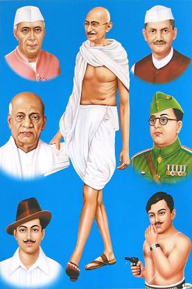 INDIAN FREEDOM FIGHTERS WALL POSTER 12 X 18 Paper Print - Personalities  posters in India - Buy art, film, design, movie, music, nature and  educational paintings/wallpapers at 
