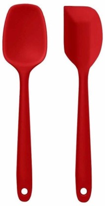 Silicone Cooking Spoon Red 27cm 10.5 