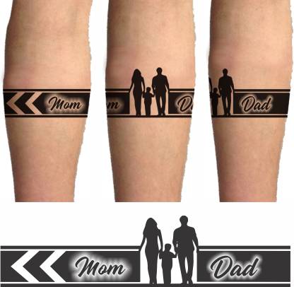 voorkoms MOM DAD HAND TRIBAL TATTOO TWO DESIGN IN COMBO - Price in India,  Buy voorkoms MOM DAD HAND TRIBAL TATTOO TWO DESIGN IN COMBO Online In  India, Reviews, Ratings & Features |