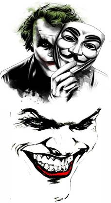 Voorkoms New Joker Body Temporary Tattoo Waterproof For Girls Men Women Price In India Buy Voorkoms New Joker Body Temporary Tattoo Waterproof For Girls Men Women Online In India Reviews Ratings