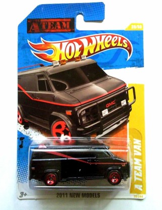 2011 Hot Wheels A Team Van Black #39/244 