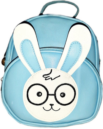light blue mini backpack