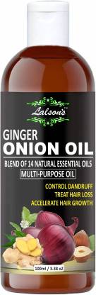 Lalson's Onion & Ginger Oil For Hair Growth 100% Natural With 14 Natural  Oils Hair Oil - Price in India, Buy Lalson's Onion & Ginger Oil For Hair  Growth 100% Natural With