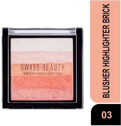highlighter shade blusher sb swiss brick beauty cart