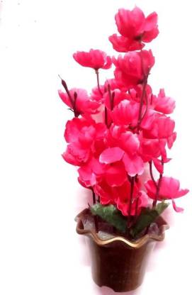 Green Plant indoor Flower13 Pink Orchids Artificial Flower