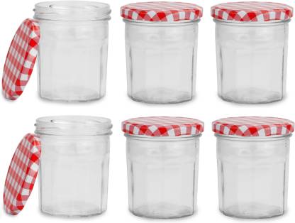 Simuleren Wiskundige investering Cloud crystal Airtight Glass jar with Red Checks Lid, jam jar, 350 ml - 350  ml Glass Grocery Container Price in India - Buy Cloud crystal Airtight  Glass jar with Red Checks