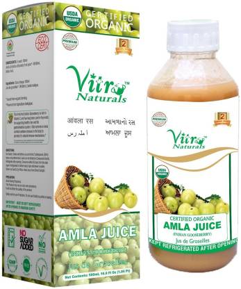 VITRO Certified Organic Amla Juice  (500 ml)