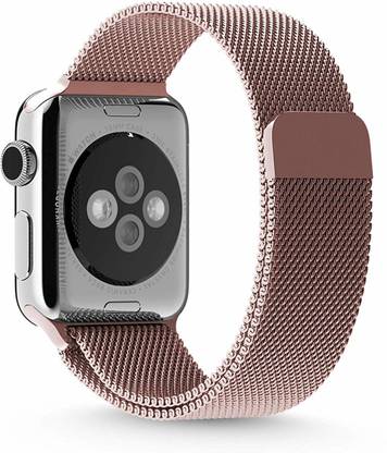 CellFAther Smart Watch Straps Milanese Bands Stainless Steel Loop for Women  Men, Metal Wristband with Magnetic