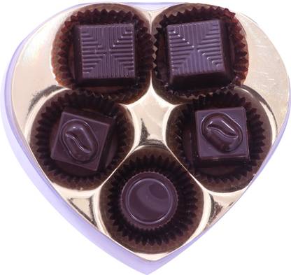 Choco Coco 5 Pcs Heart Shape Crystal Chocolate Box Bars Price In India Buy Choco Coco 5 Pcs Heart Shape Crystal Chocolate Box Bars Online At Flipkart Com