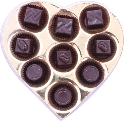 Choco Coco 9 Pcs Heart Shape Crystal Chocolate Box Bars Price In India Buy Choco Coco 9 Pcs Heart Shape Crystal Chocolate Box Bars Online At Flipkart Com