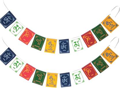 Wagwan Tibetan Buddhist Prayer Flags for Home, Office, Car ...
