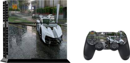Gadgetswrap Sps4c Printed Gta V 1 Skin For Ps4 Console Controller Gaming Accessory Kit Gadgetswrap Flipkart Com