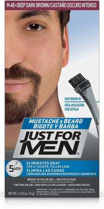 JUST FOR MEN Mustache & Beard Color , Dark Brown - Price in India, Buy JUST  FOR MEN Mustache & Beard Color , Dark Brown Online In India, Reviews,  Ratings & Features 