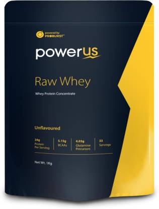 Powerus Raw Whey Protein (80% Concentrate Whey) Whey Protein