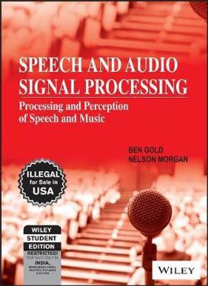 Speech And Audio Signal Processing Buy Speech And Audio Signal