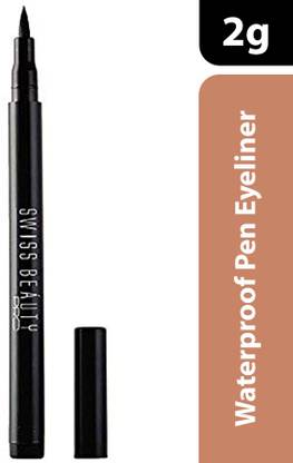 Swiss Beauty Super Black 18 Hours Stay Eyeliner Pen 01 2 G Price In India Buy Swiss Beauty Super Black 18 Hours Stay Eyeliner Pen 01 2 G Online In India Reviews Ratings Features Flipkart Com
