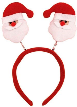 Antler Wholesale Christmas Party Decor Headband Santa Snowman Xmas Hair Band Headwear 