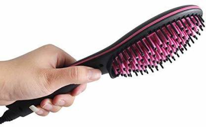 WunderVoX IVX-88GT-Ceramic Hair Straightening Brush Hair Straightener Brush  - WunderVoX : 
